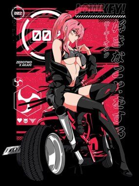 LowKey Geeks “Sucker Free” Honda Ruckus Graphic Tee – Street Style Anime Vibes